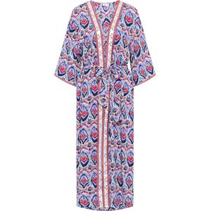 IZIA Kimono  crème / blauw / oranje / pink