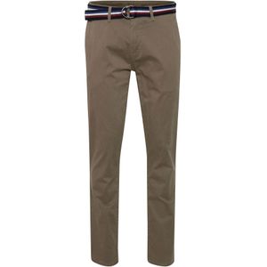 FQ1924 Chino 'Ryan'  donkerbeige