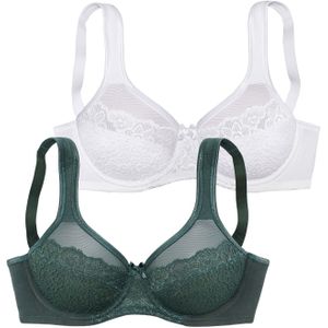 Petite Fleur - Minimizer Bh - Groen - Microtouch - Set van 2