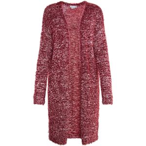 Usha Gebreid vest 'Sivene'  rood gemêleerd