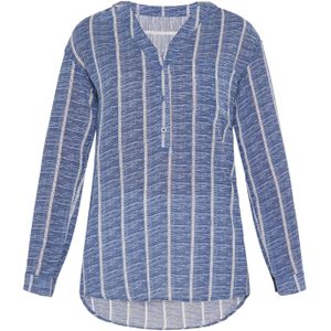 SANIKA Blouse 'Fashion Look'  saffier / wit