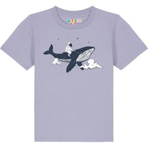 watabout.kids Shirt 'Spacewhale'  navy / sering / wit