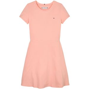 Tommy Hilfiger - ESSENTIAL SKATER DRESS SS - Skaterjurk - Coral Ice - Met Logo-borduursel