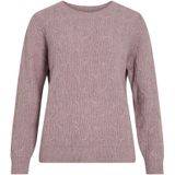 Vila - Lassia - Gebreide Trui - O-hals - Lange Mouwen - Normale Pasvorm