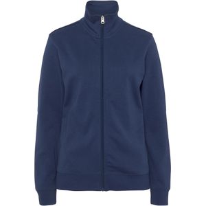 Bench - Loungewear - Sweatvest - Blauw - Met Geborduurd Staande Kraag