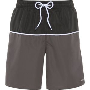 s.Oliver Zwemshorts  grijs / zwart / wit