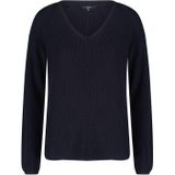 zero - Trui - Zwart - V-hals - Lange Mouw - Normale Pasvorm