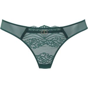 Lascana - Eleonora - String - Dennengroen - Hoge Beenlijn