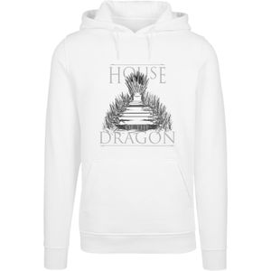 F4NT4STIC Sweatshirt 'House Of The Dragon Throne'  lichtgrijs / donkergrijs / zwart / wit