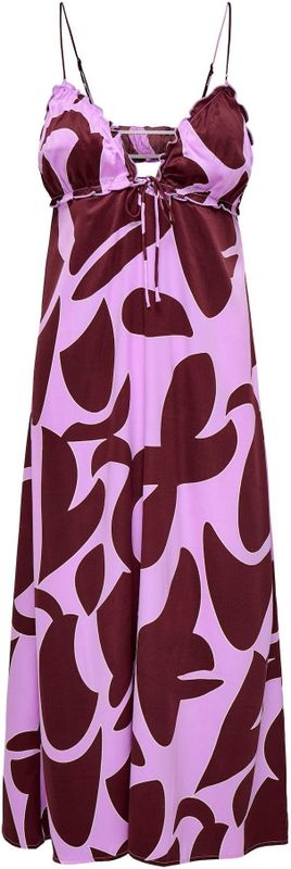 Onljane - Lange Jurk - V-Hals - Mouwloos - Lang