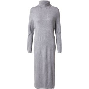 s.Oliver Gebreide jurk  grijs gemêleerd
