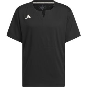 ADIDAS PERFORMANCE Functioneel shirt 'Adizero Dugout Cage'  zwart / wit
