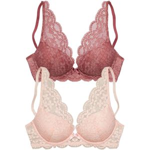 PETITE FLEUR - BH - Lila / Pink - Full Cup - Push-up - Met Beugel