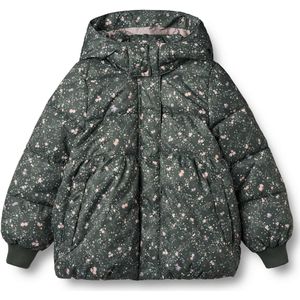 WHEAT Winterjas 'Karla'  lichtgroen / donkergroen / lichtroze