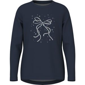 NAME IT Shirt 'NKFVIPARTY'  navy / zilver