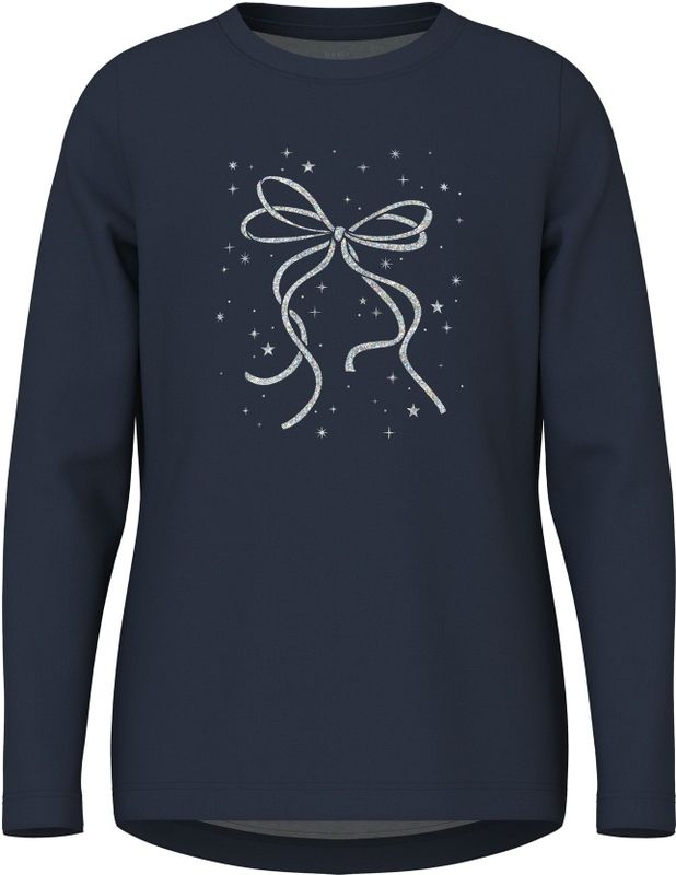 NAME IT Shirt 'NKFVIPARTY'  navy / zilver