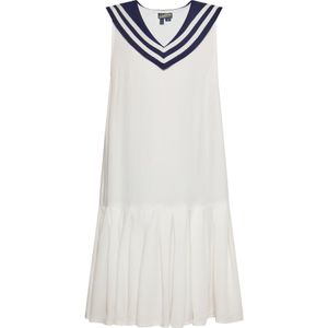 DreiMaster Vintage Jurk  navy / offwhite