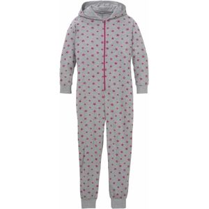 Petite Fleur - Nachtkledij - Grijs - Donkerroze - Lang/maxi