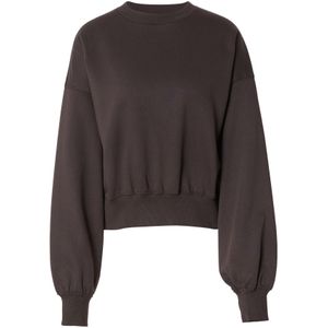 WEEKDAY Sweatshirt 'Yoshi'  donkerbruin