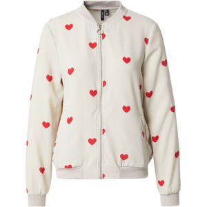 VERO MODA - VMCOCO - Tussenjas - Zilvergrijs/Rood - Blouson