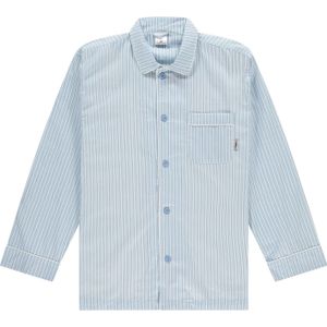 Pockies Shirt  lichtblauw / wit