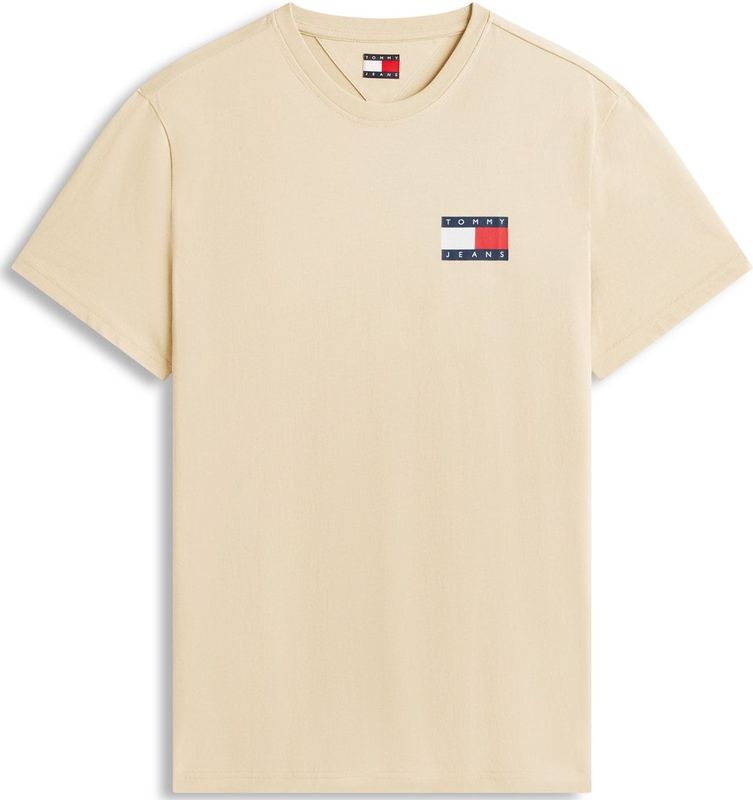 Tommy Jeans Shirt 'ESSENTIAL'  beige / navy / rood / wit