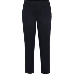TATUUM - Capri Broek - Navy - 7/8 Lengte - Regular Pasvorm - Mid Waist