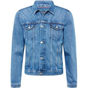 Tommy Hilfiger - Regular Fit - Jeansjack - Effen - Katoen