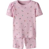 NAME IT - NMFHAMANDA - Set - 2-delig - Turquoise - Duifblauw - Lichtoranje - Oudroze