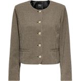 Onlmaggie - Jas - Omkeerbaar - Lange Mouwen - Knoopsluiting - Voorzakken