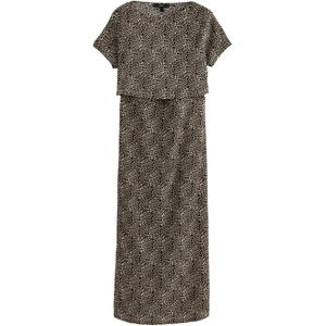 Next Jurk  bruin / zwart