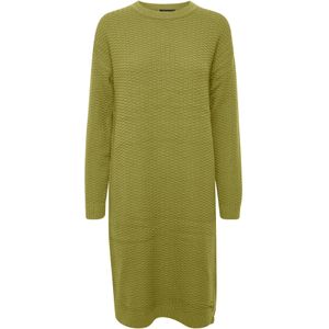 Oxmo Gebreide jurk 'MILIKA'  groen