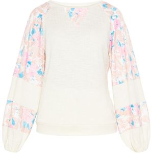 IZIA Blouse  lichtblauw / rosa / wit