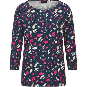 Goldner Shirt  marine / pink / wit