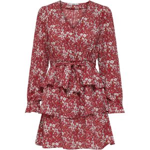 ONLY Jurk 'Alma'  geel / rood / zwart / wit