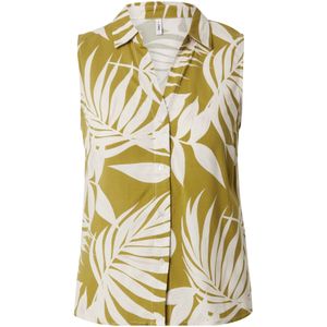 ONLY Blouse 'ONLNOVA'  olijfgroen / wit