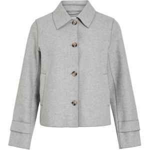 VILA Tussenjas 'VIJUICE'  lichtgrijs