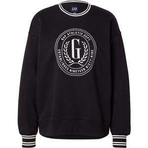 GAP Sweatshirt  zwart / wit