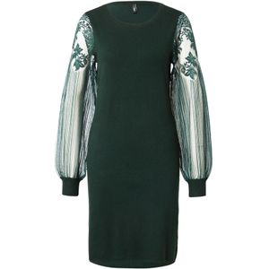 ONLY Gebreide jurk 'ONLLACEY'  donkergroen
