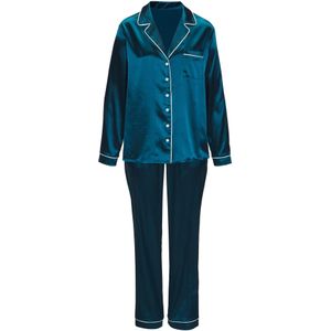 s.Oliver Pyjama  petrol / wit