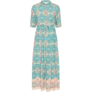 Cream Blousejurk 'CRAlora'  turquoise / geel / rosa