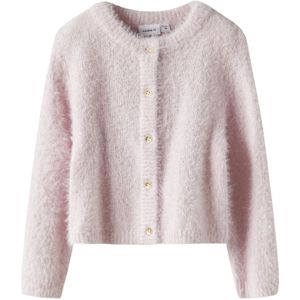 Gebreide Cardigan - Lange Mouwen - Knoopsluiting - O-hals - Regular Fit