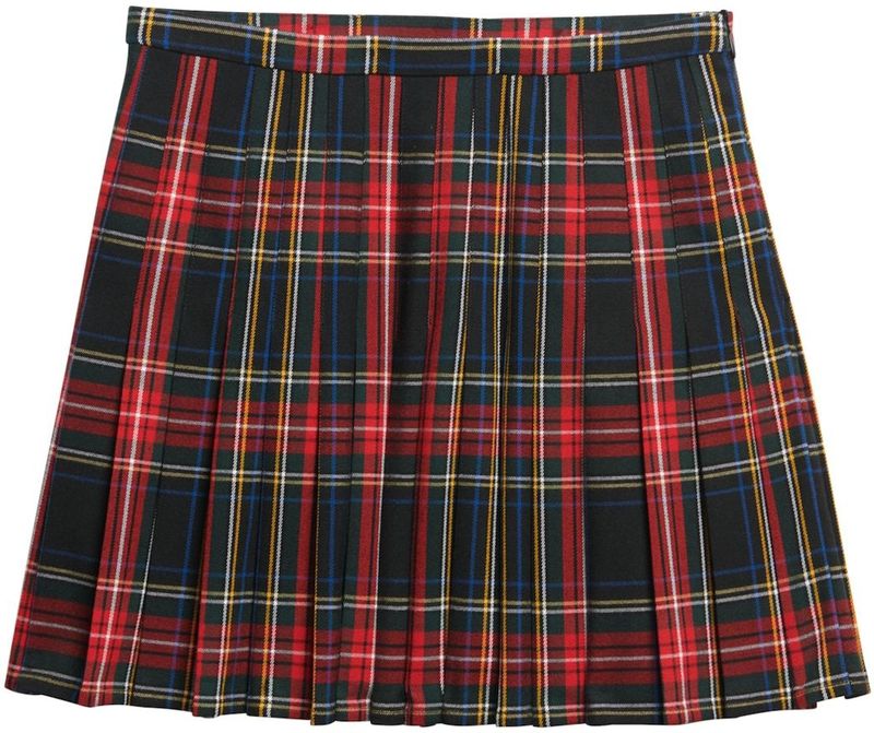 Superdry - Molly Check - Korte Rok - Geplooid Ontwerp - All-over Ruitprint