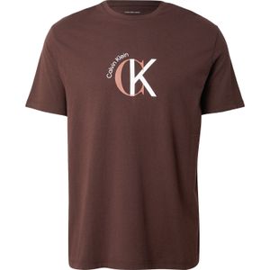 Calvin Klein Jeans Shirt  bruin / chocoladebruin / wit