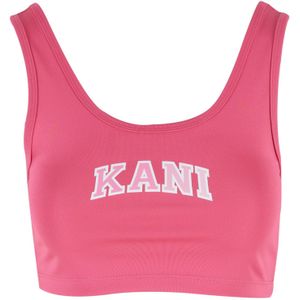 Karl Kani Top  pink / wit