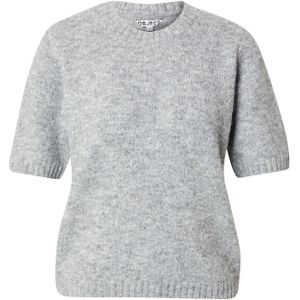 OBJECT Trui 'OBJSAGGIA'  grijs gemêleerd