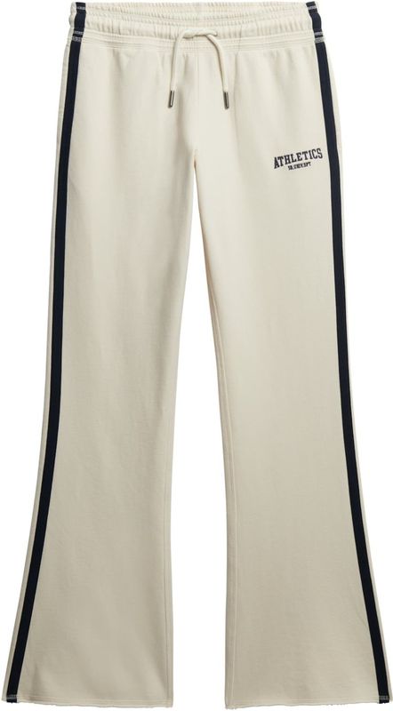 Superdry Broek  zwart / wit