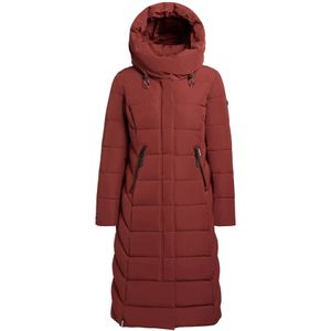 khujo Wintermantel 'Sensy'  donkerrood