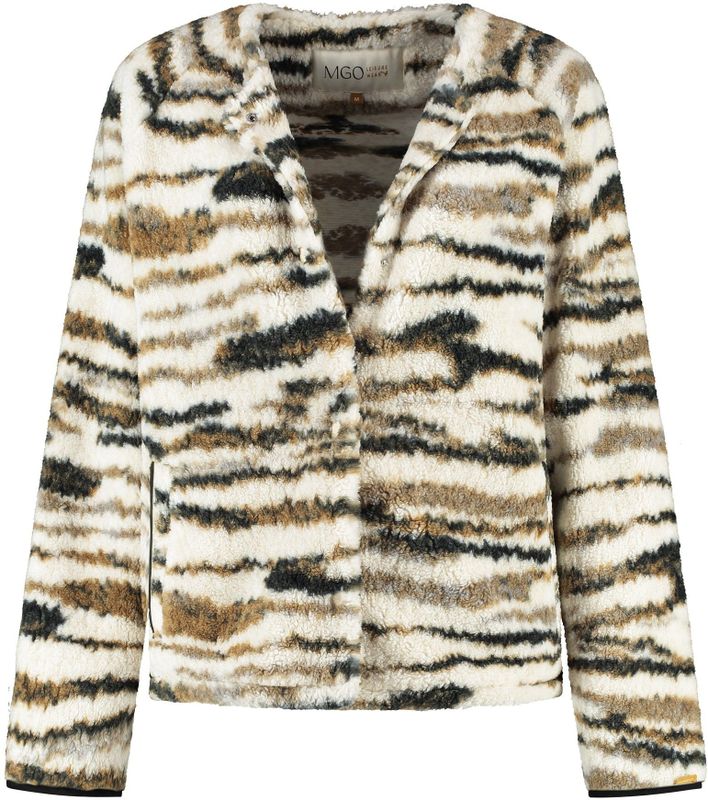 MGO - Lana - Vest - Wit - Teddy look