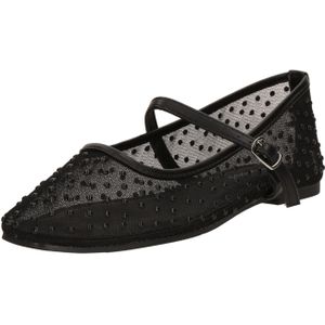GLAMOROUS Ballerina met riempjes  zwart